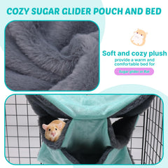 LYART hamac-petits-animaux: parfait pour souris et marsupiaux en cage.