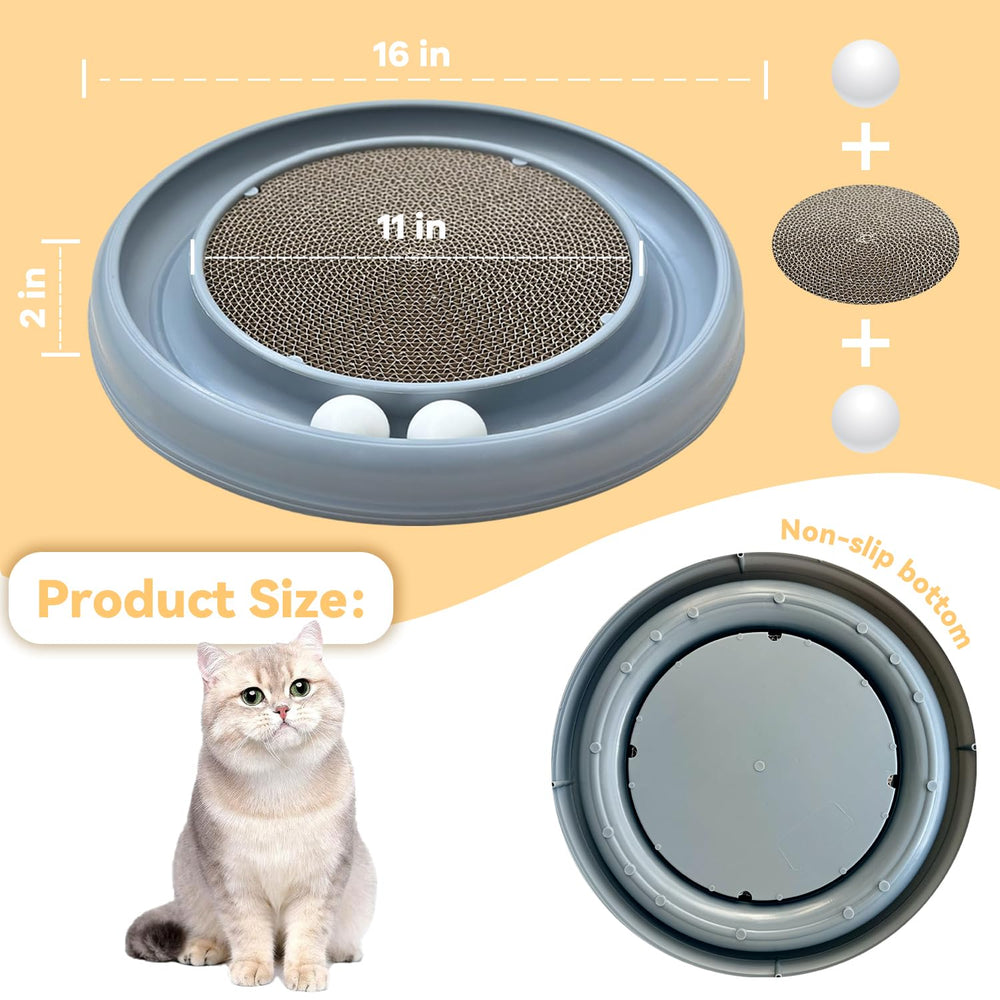 LYCTDD grattoir-chat-reversible-panneau, double surface pour différentes envies de grattage.