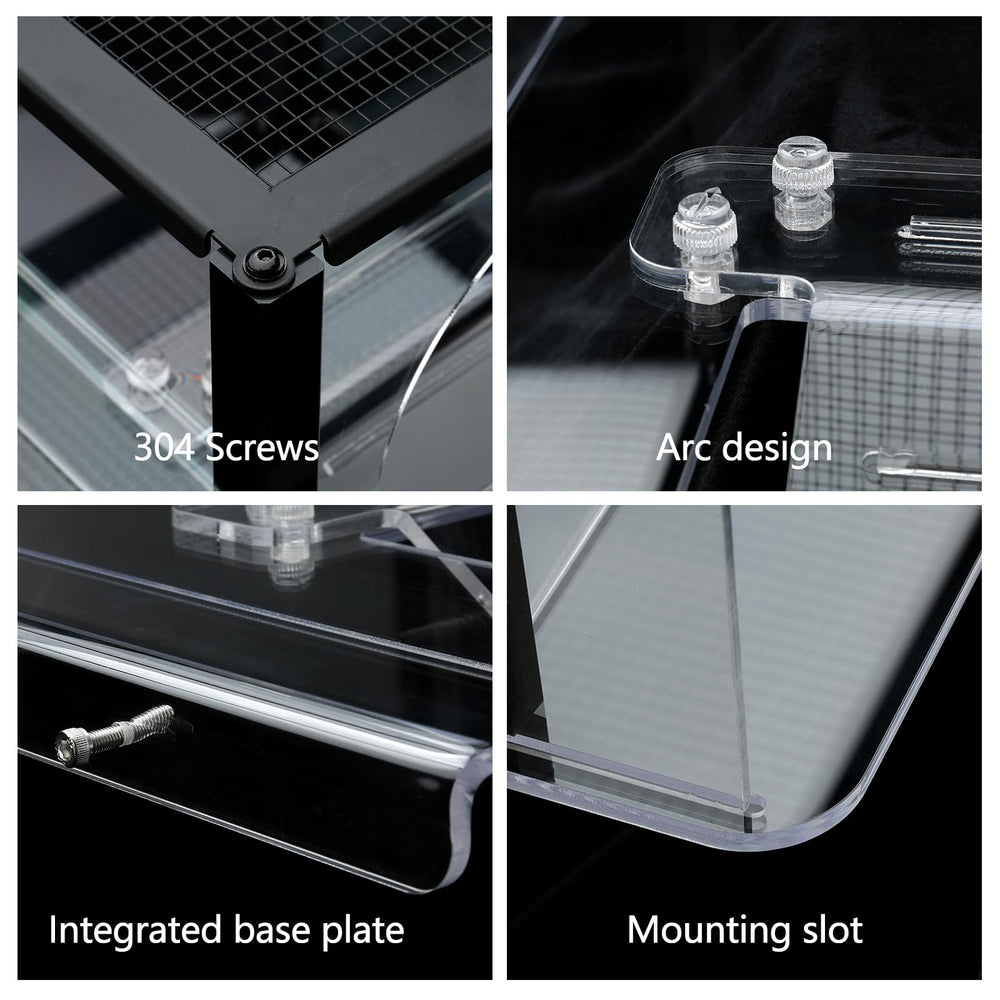 Plateau tortue éclairage compatible avec lampe chauffante sans support supplémentaire