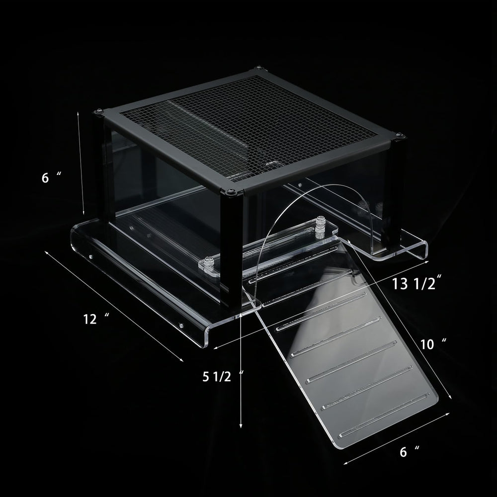 Plateforme tortue anti-pipes et filtres pour placement flexible