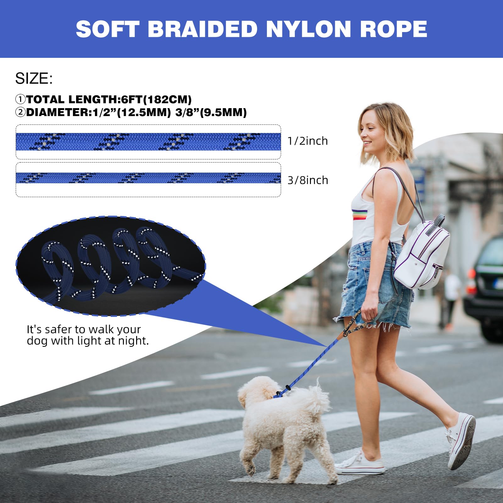 Lynxking laisse-slip-anneau-metal-durable assure une fixation fiable.