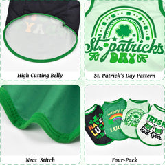 LyssKMK débardeur Saint-Patrick Motif Bière Verte, style ludique et festif.