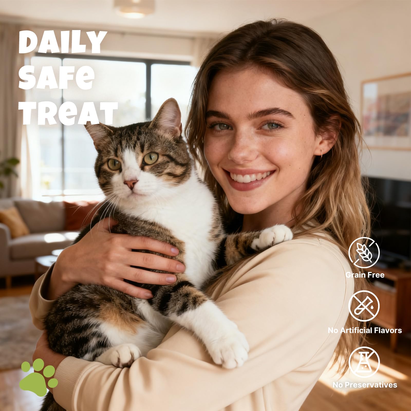 M-PETS Rich chat satisfait – moment de plaisir sain pour votre chat.