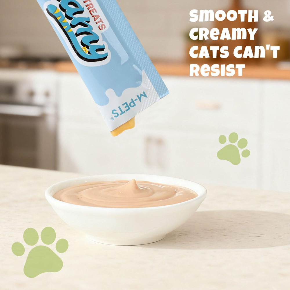 M-PETS Rich texture crème – texture onctueuse pour une friandise savoureuse.