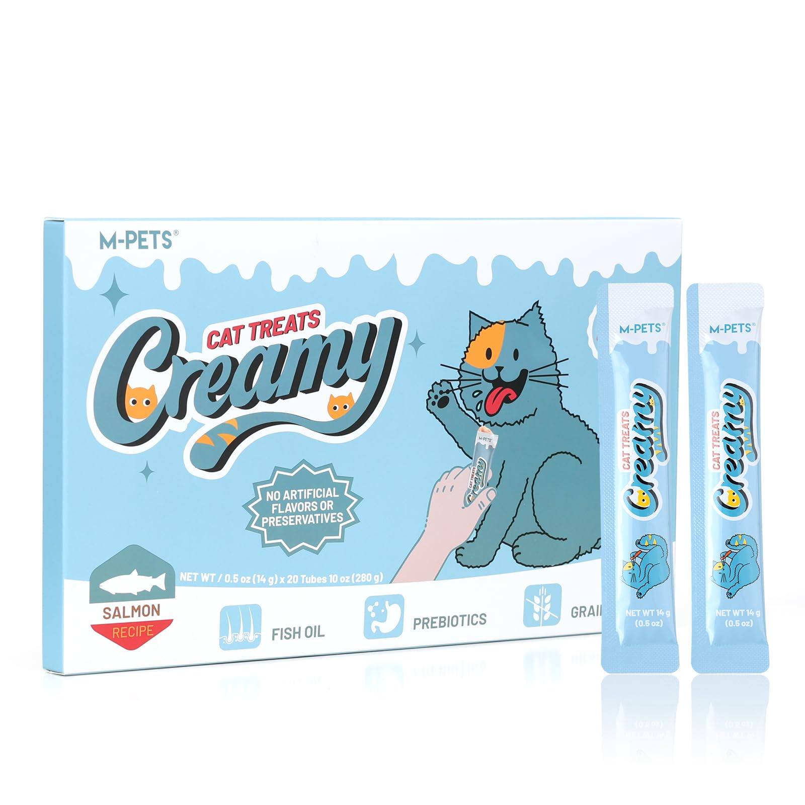 M-PETS Rich tubes emballage – friandises pratiques pour récompenses quotidiennes.