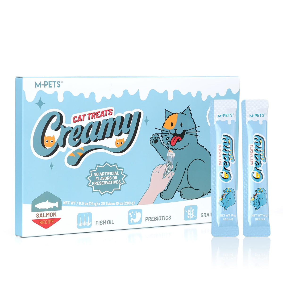 M-PETS Rich tubes emballage – friandises pratiques pour récompenses quotidiennes.