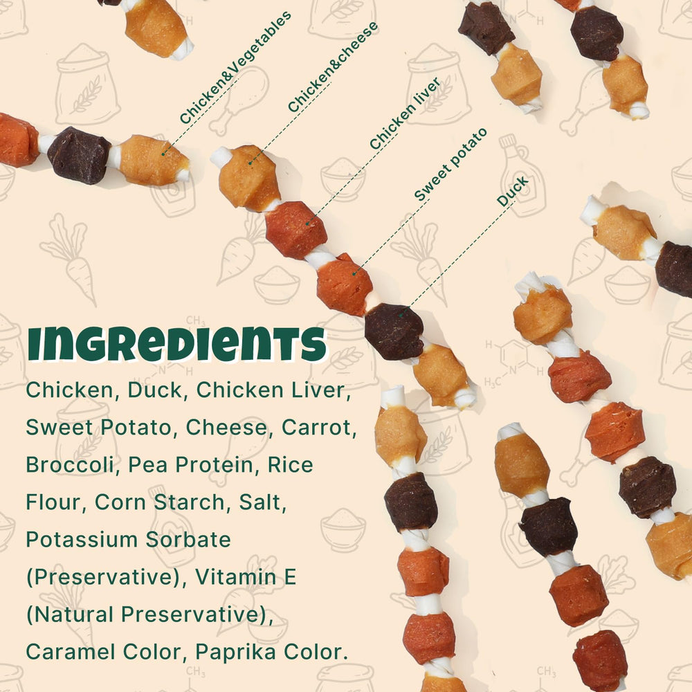 M-PETS soin dentaire, brochettes qui massent les gencives lors de la mastication