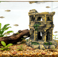 M2cbridge cachette colonne romaine, refuge sûr et ludique pour poissons