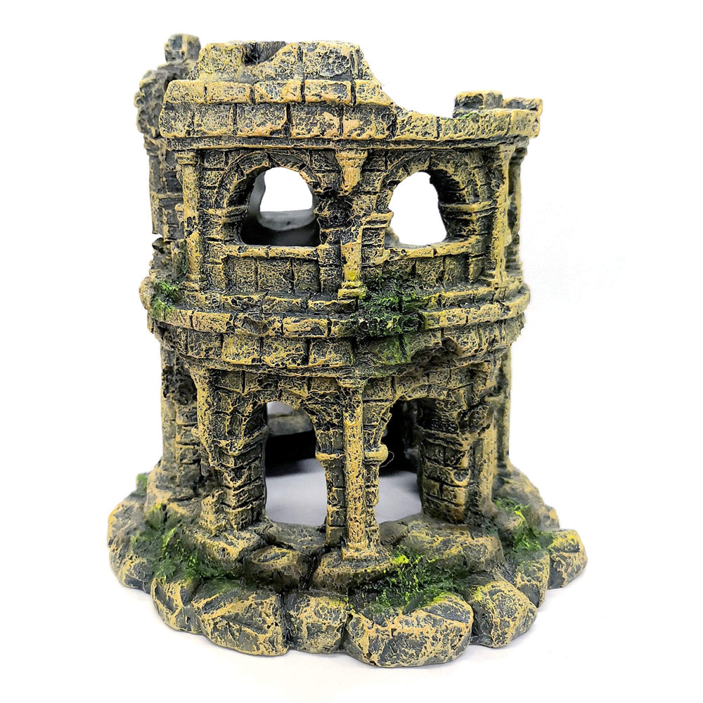 M2cbridge colonne romaine ronde, décor captivant pour aquarium vivant