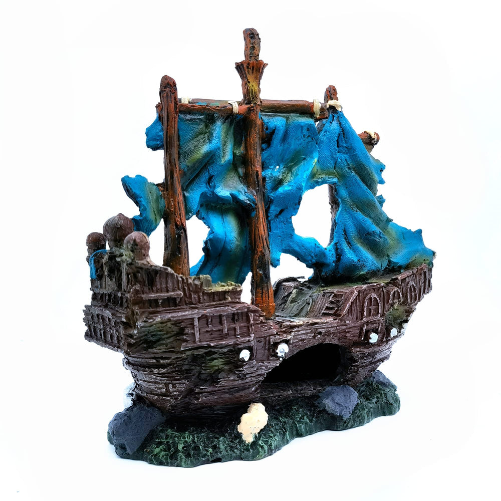 M2cbridge details peinture main, realisme maritime et effet antique sur l'aquarium