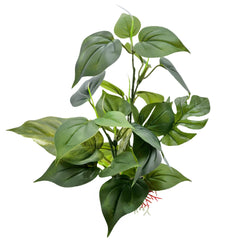 M2cbridge plante artificielle pour aquarium, feuilles vertes réalistes qui embellissent le décor.