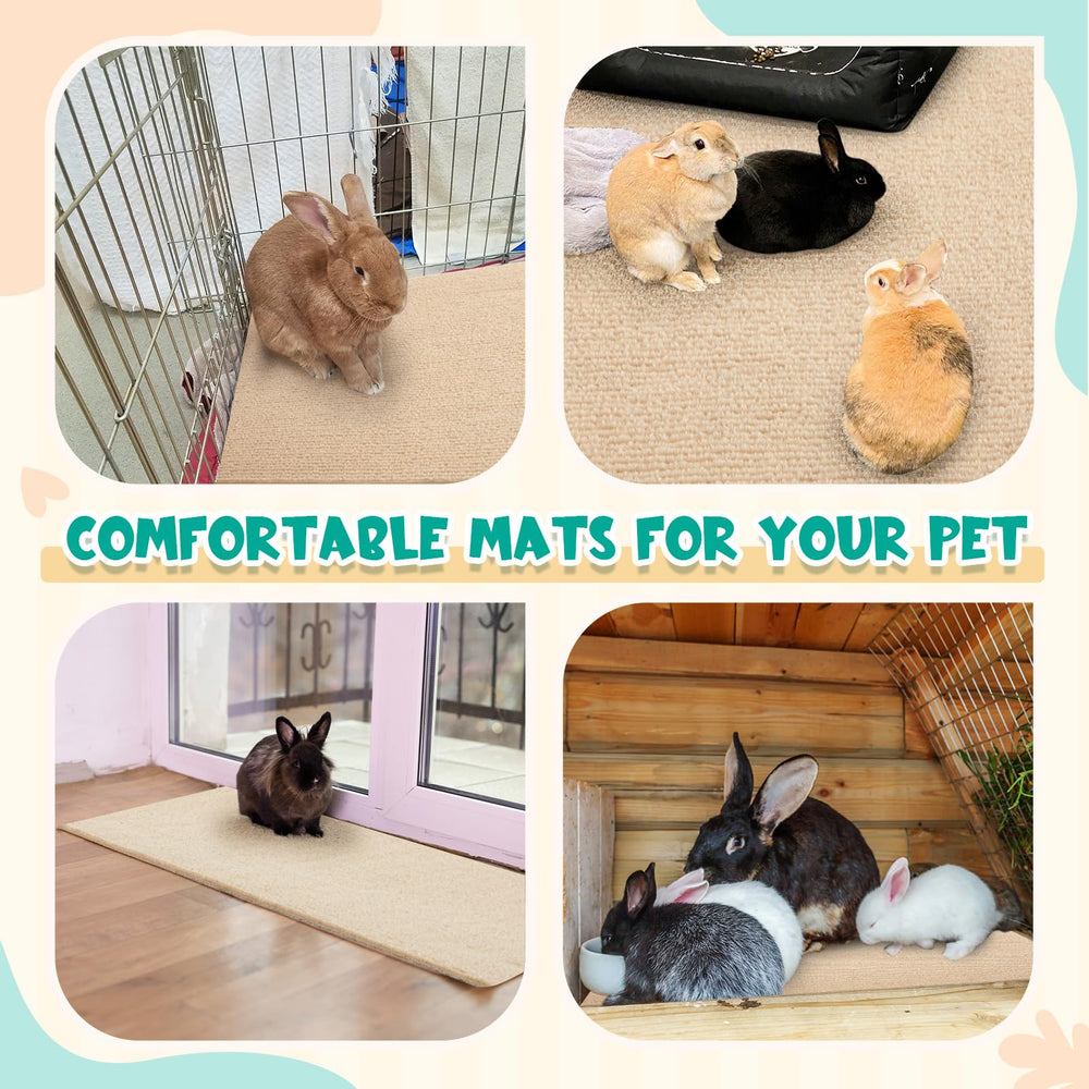 Maasechs tapis grattoir lapin nettoyage simple: se nettoie rapidement.