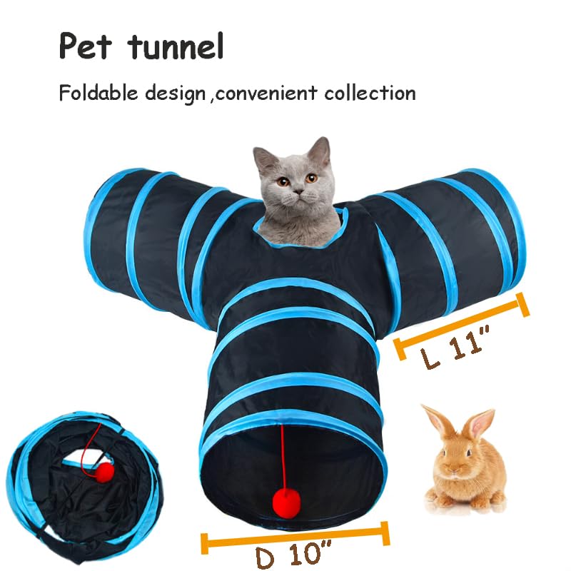 Mabaytir tunnel chat en matière saine et non toxique pour la sécurité de votre animal.