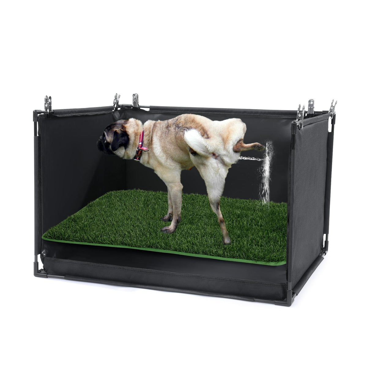 MABOZOO Bac d’Herbe pour Chien avec gazon artificiel, sensation naturelle et réutilisable.
