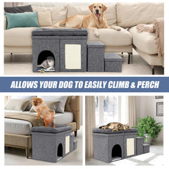 MABOZOO escaliers pour chiens et chats pliables, accessibilite facile