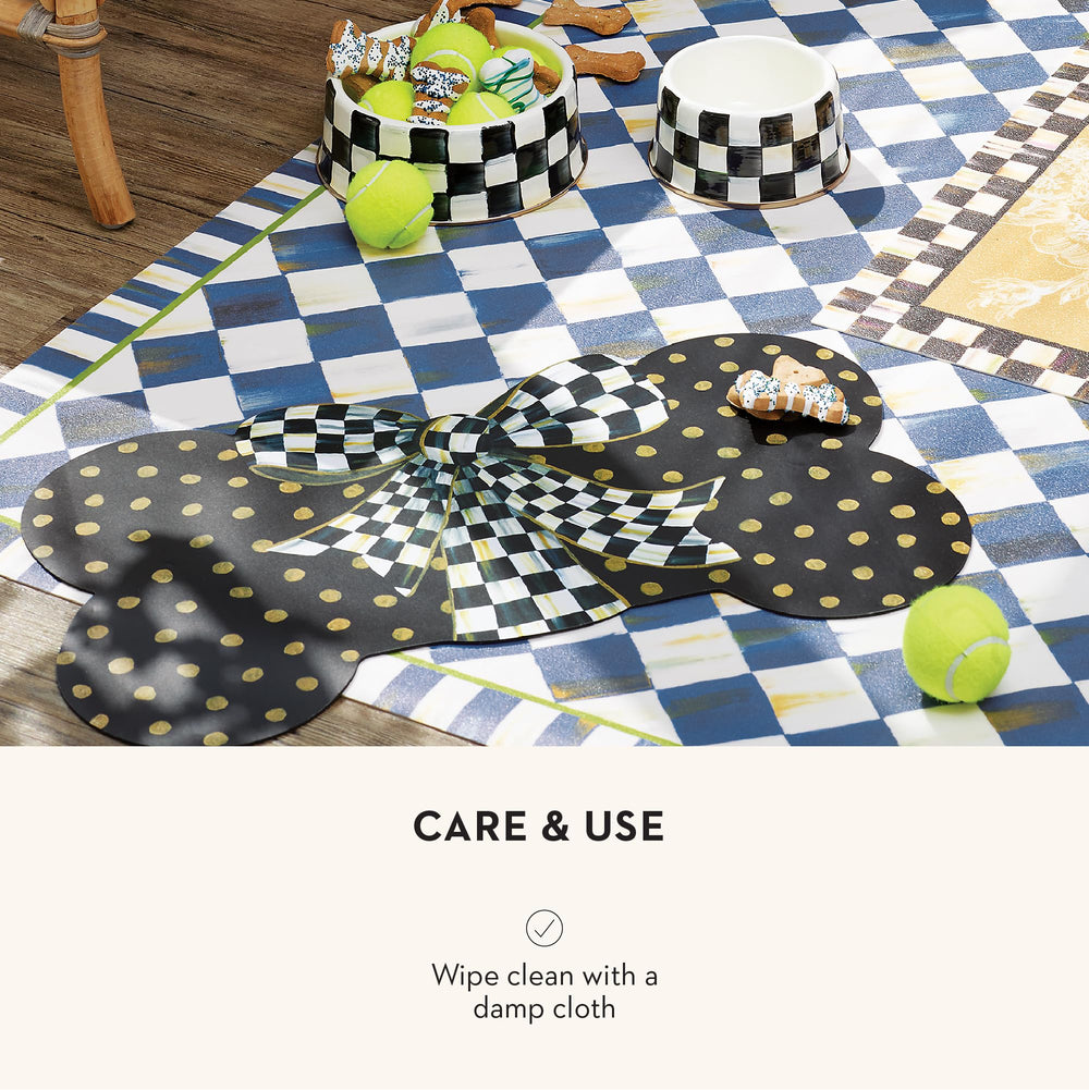 MacKenzie-Childs tapis-repas décoratif, parfait pour harmoniser votre décoration intérieure.