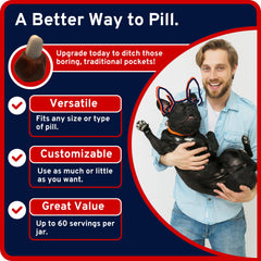 Pot Maddie's Easy Pill Wrap sans poulet conçu pour formules hypoallergenes