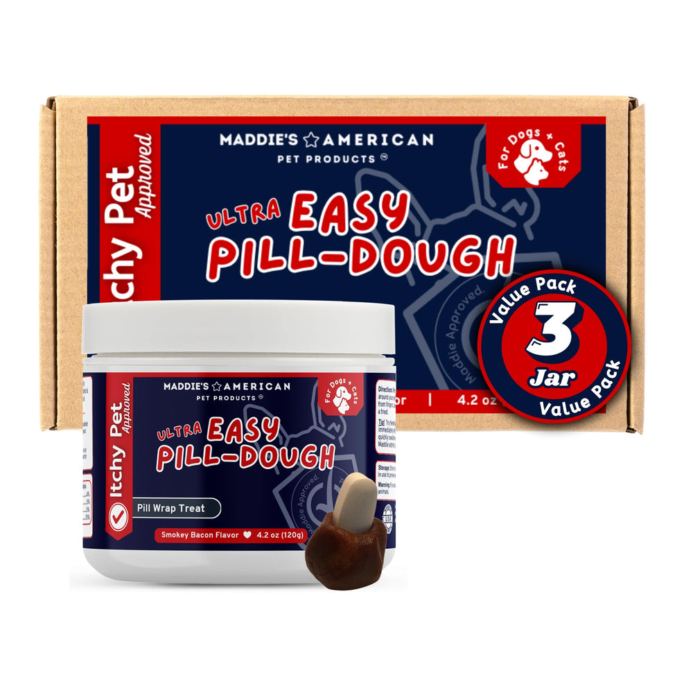 Maddie's Easy Pill Wrap montre texture pâte enveloppe pilules pour masquage pratique