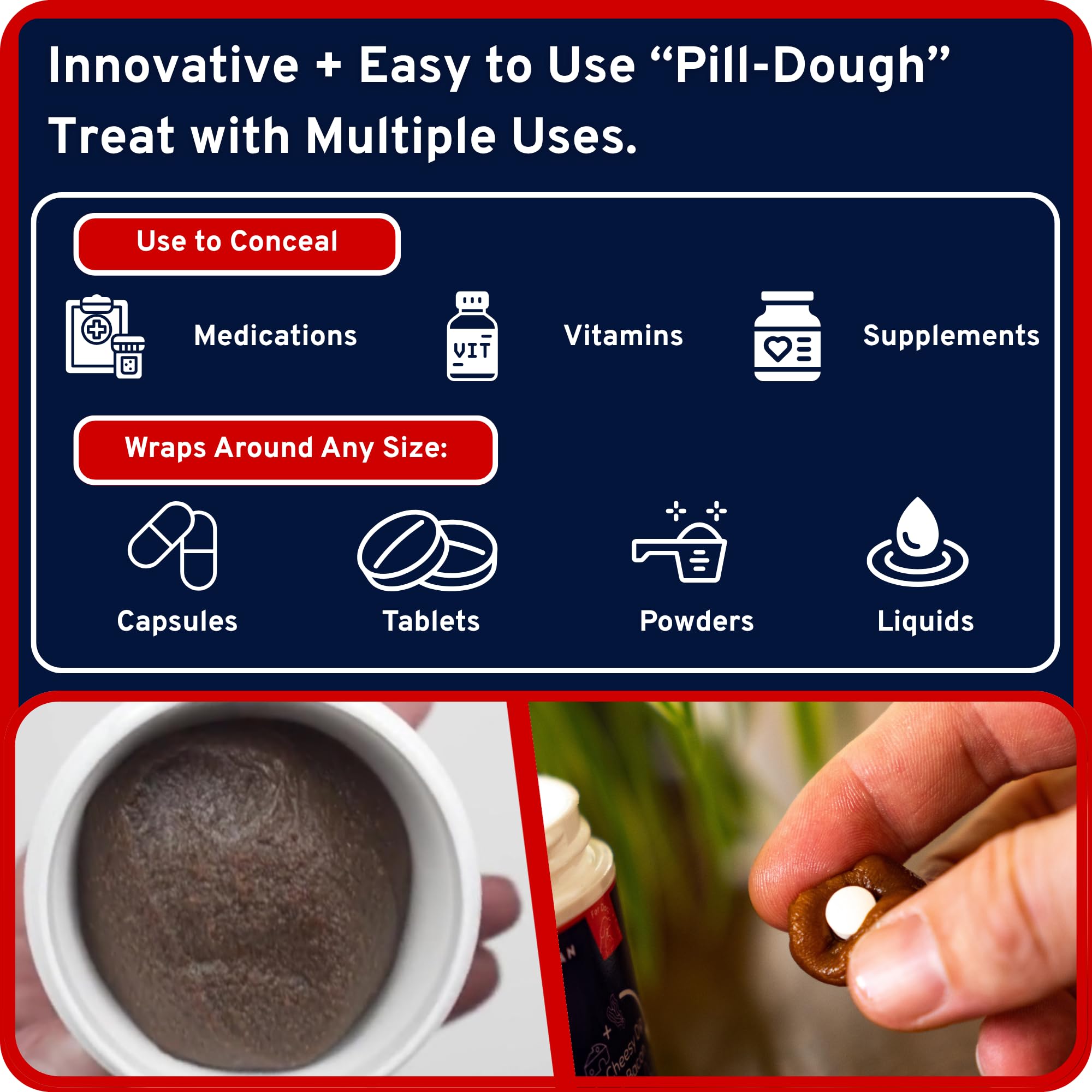 Maddies goût-beurre-de-cacahuete-et-fromage : saveur appétente pour l’ingestion.