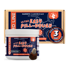 Maddie’s Ultra Easy Pill-Dough Wrap crée une poche pour pilules, pratique pour chiens et chats.