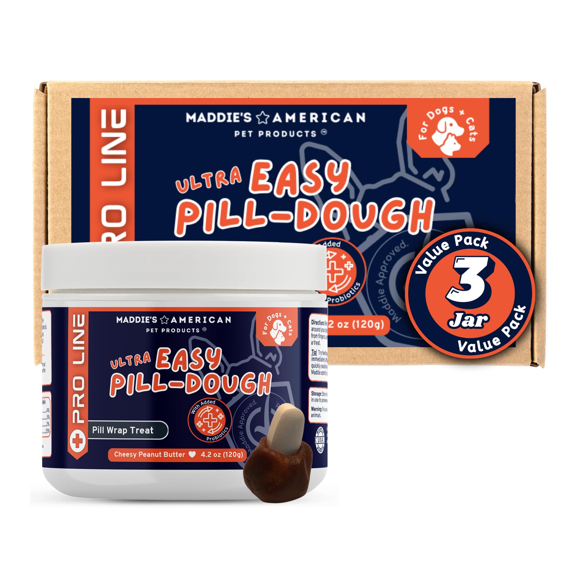 Maddie’s Ultra Easy Pill-Dough Wrap crée une poche pilule personnalisée.