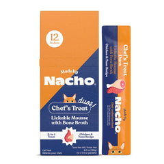 Made by Nacho: emballage des tubes mousse faciles à servir pour chats.