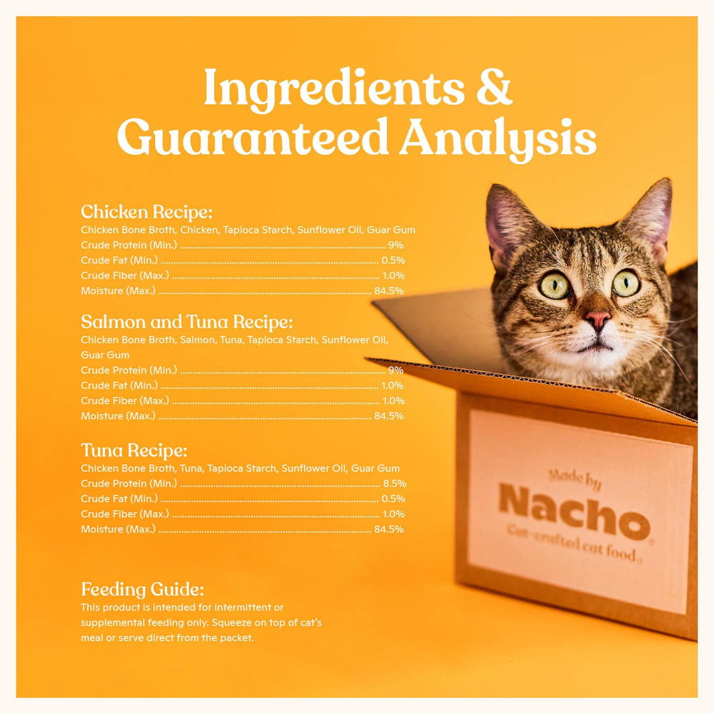 Sans céréales et sans additifs artificiels, friandise plus pure.
