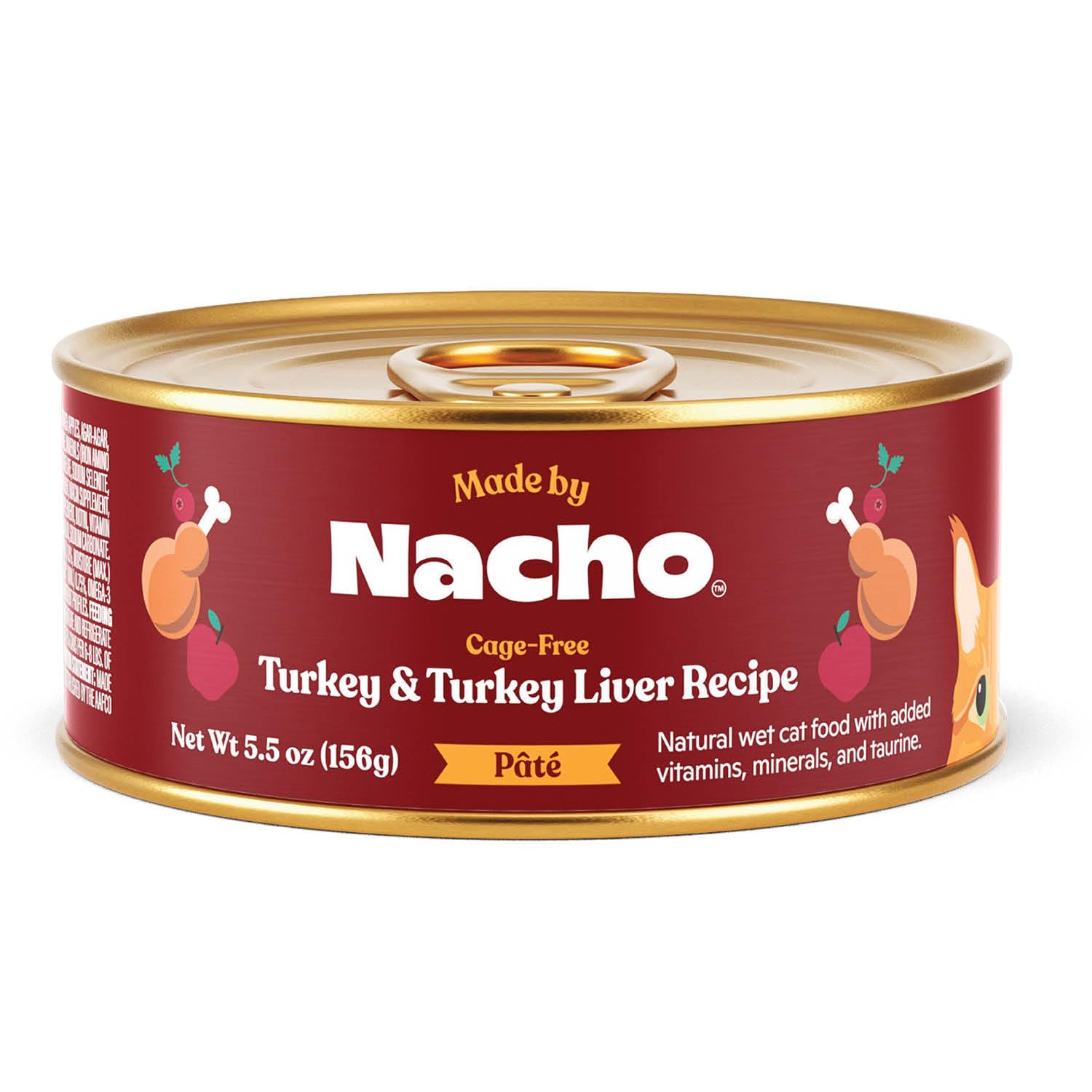 Made by Nacho pâté sans céréales dinde: texture onctueuse et appétence