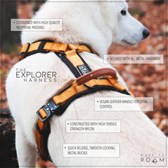 HARNAIS Explorer MADE TO ROAM en Y vu poitrine, ajustement sûr.