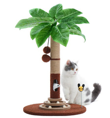 MADE 4 PETS arbre-palme 27 pouces pour griffer et jouer en intérieur.