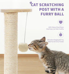 Made4Pets balle-pendante-chat, jouet interactif pour pattes et réflexes.