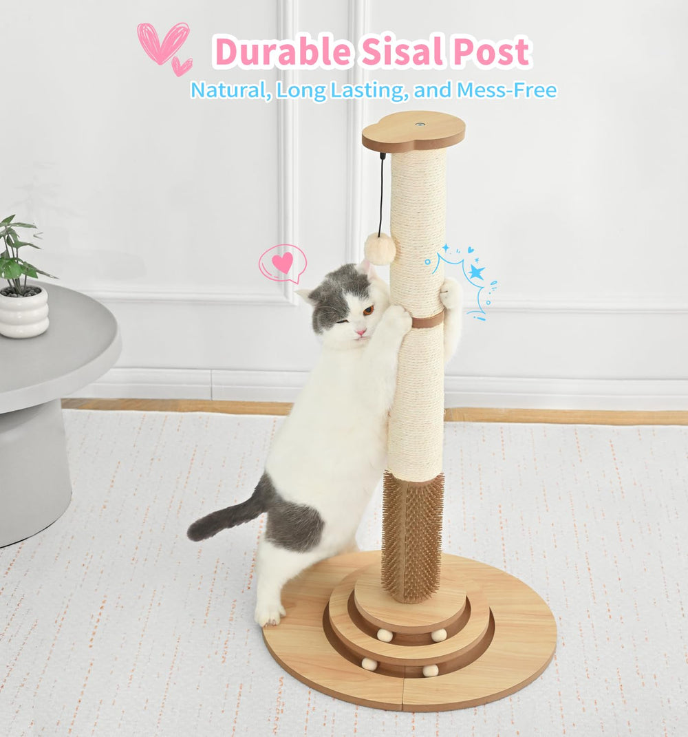 Made4Pets balle-pendue-interactive-chat, stimulation mentale et amusement.