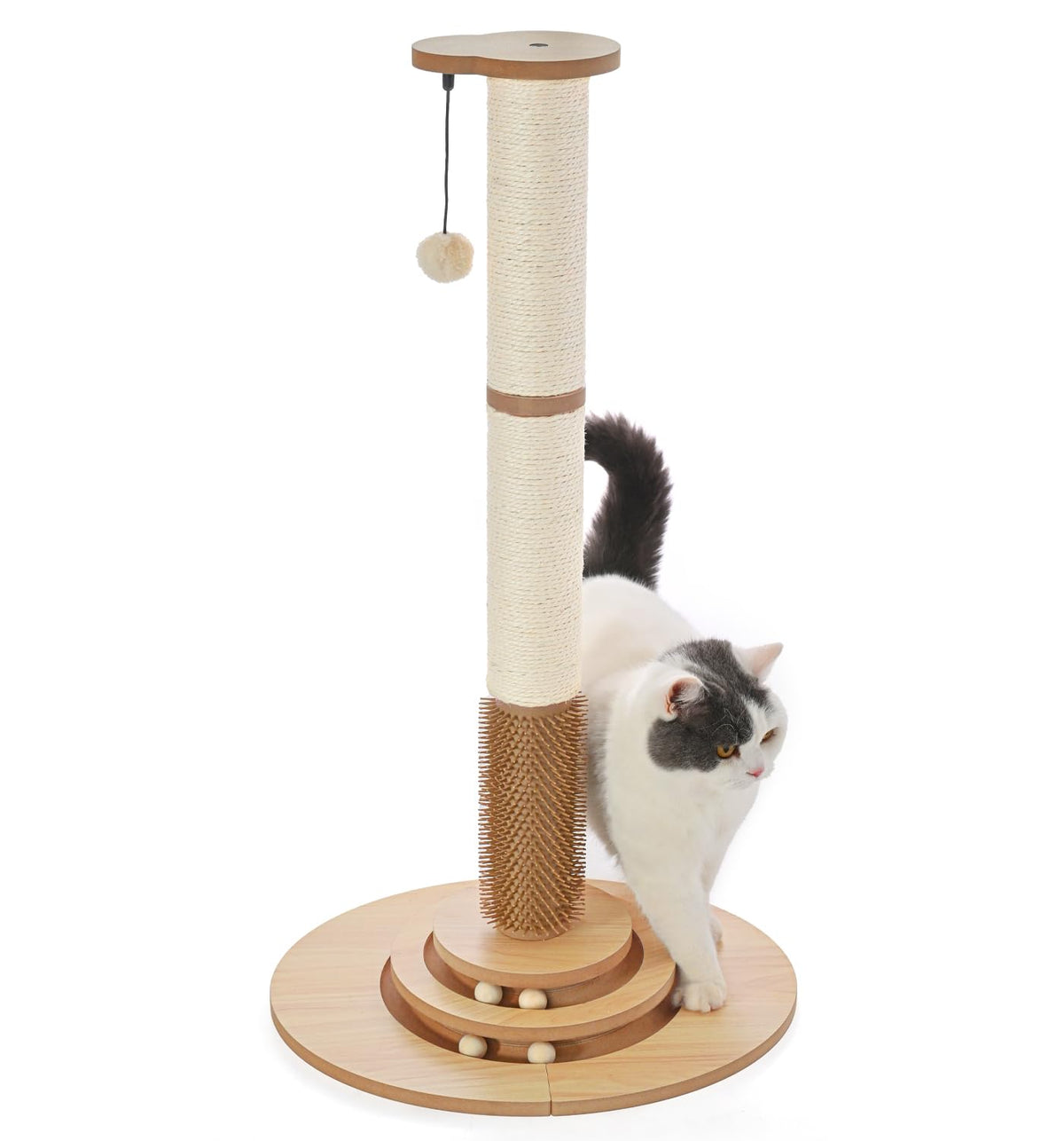 Made4Pets colonne-grattoir sisal premium, agréable au griffage et stimule l’activité quotidienne.