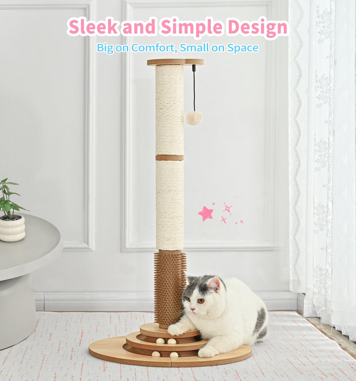 Made4Pets dimensions-19x40x85cm, adapté à la plupart des pièces domestiques.
