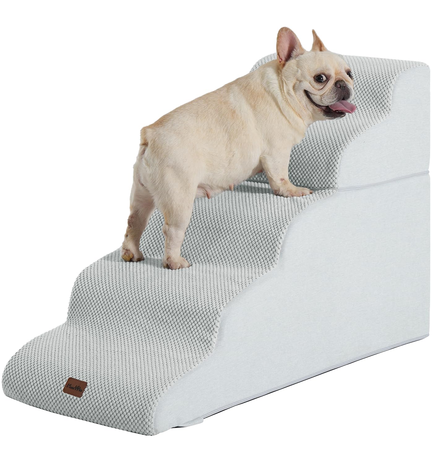 MADE4PETS escaliers chien 5 etapes pour lit haut, montée facilitée.