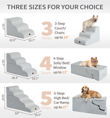 MADE4PETS escaliers chien pour canapé et lit.