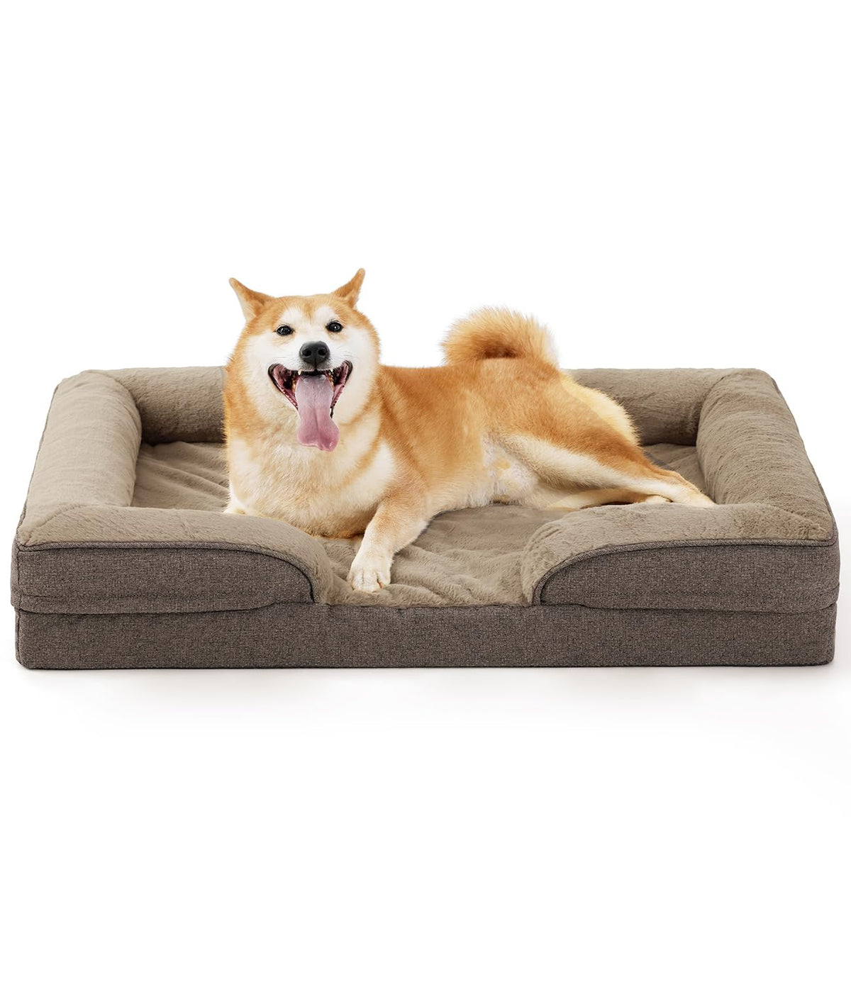 Made4Pets lit orthopédique – vue générale du canapé pour chien grand offrant un soutien.