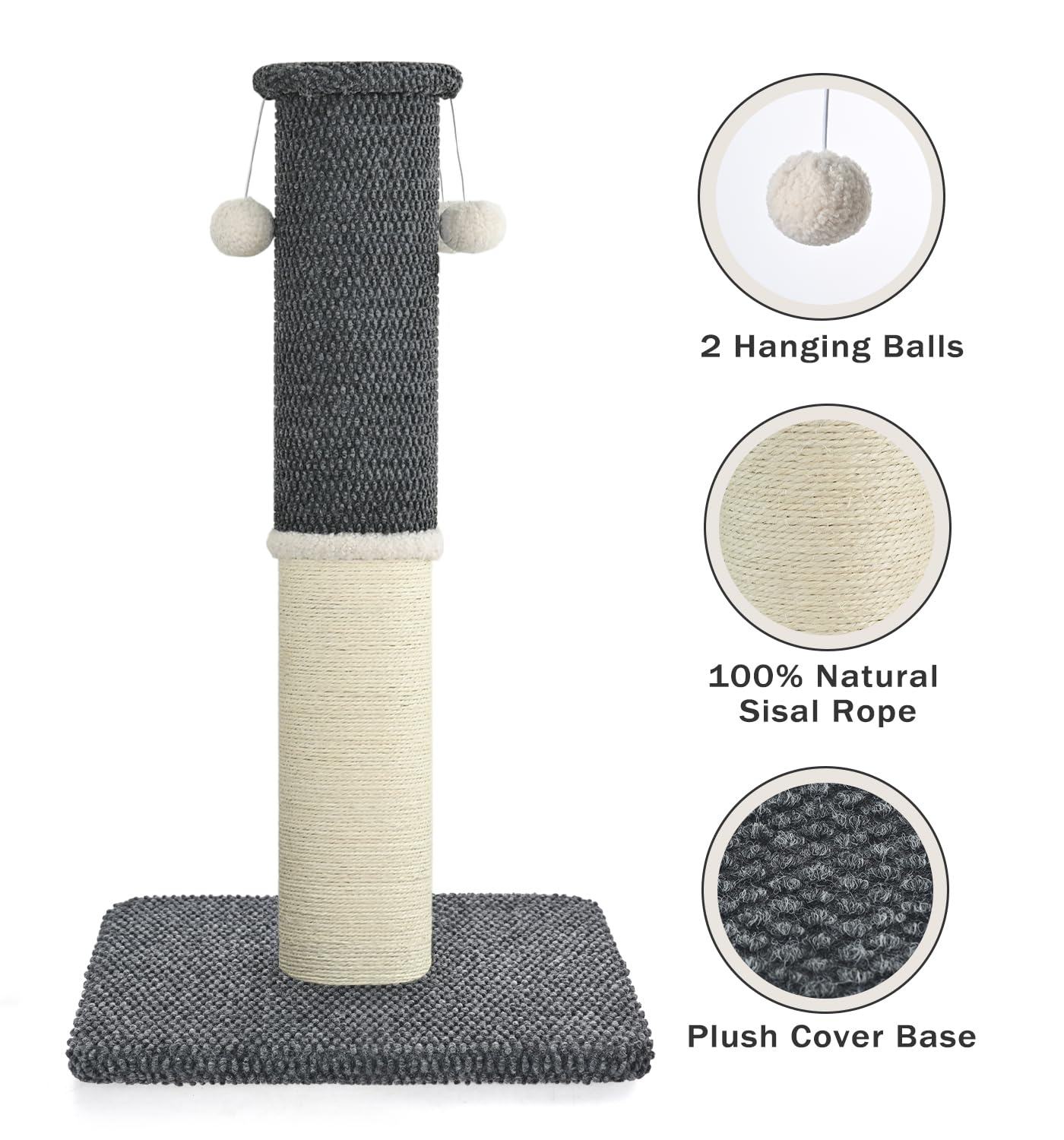 MADE 4 PETS surface sisal naturel pour affiner les griffes