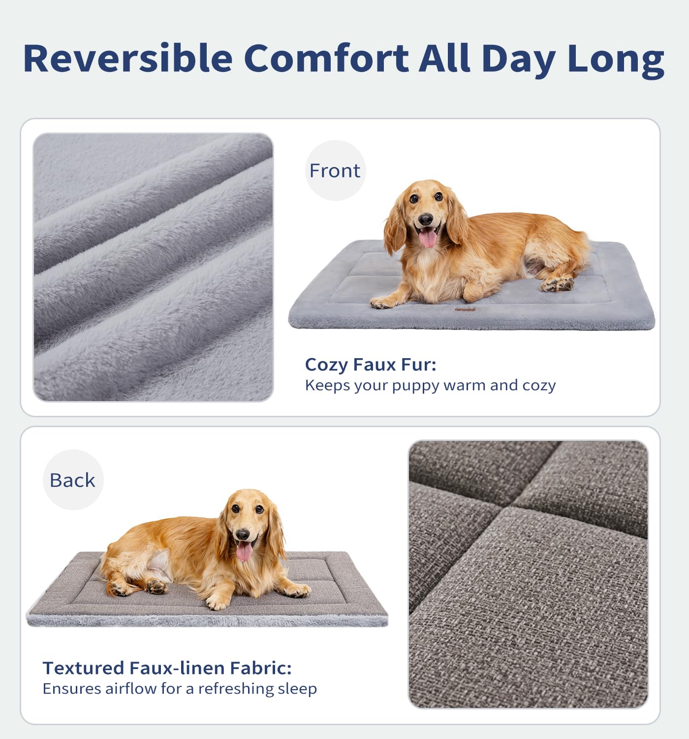 Made4Pets tapis-caisse-chien anti-glisse: reste en place.