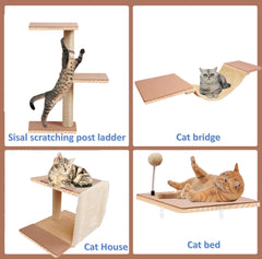 MADNIU planche-saut pour l’escalade ludique du chat