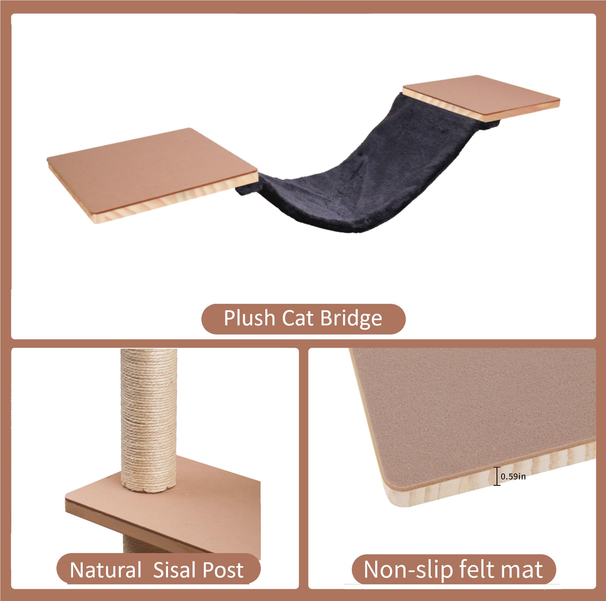 MADNIU planches de saut pour chat - mouvement ludique et énergie