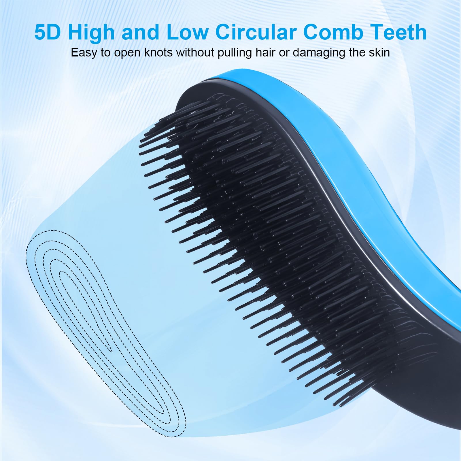 MAEELOU prise en main confortable – brosse ergonomique pour un usage facile.