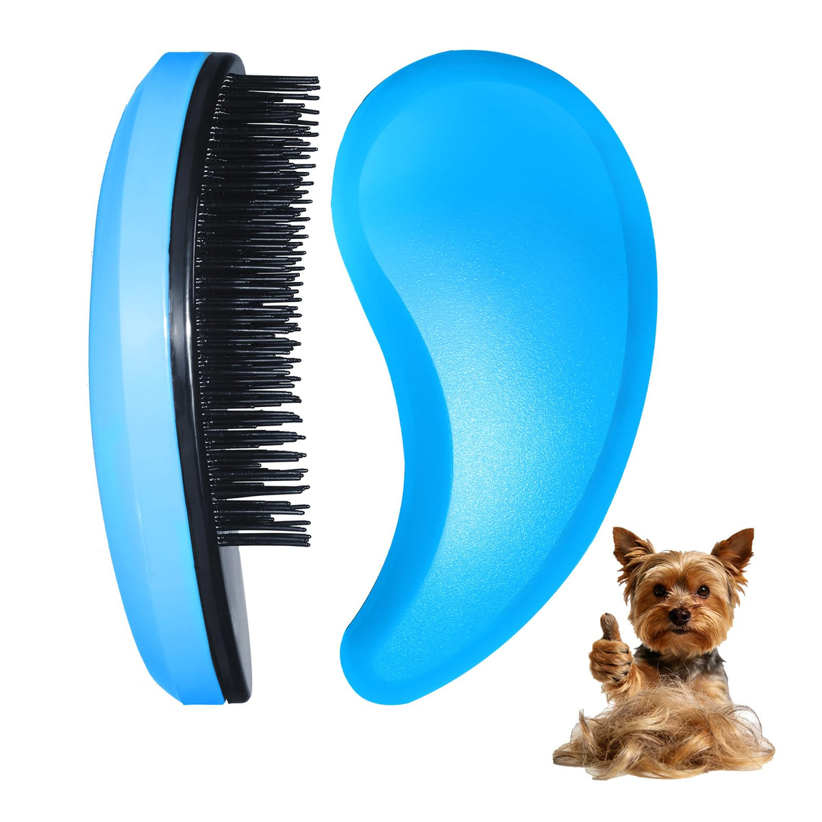 MAEELOU petite brosse pour chien – pelage doux et brossage agréable.