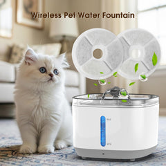 MAGETANG fontaine avec capteur de mouvement pour stimuler l'hydratation du chat.