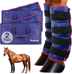Magic Gel paquets glace cheval etui portable, faciles à transporter.