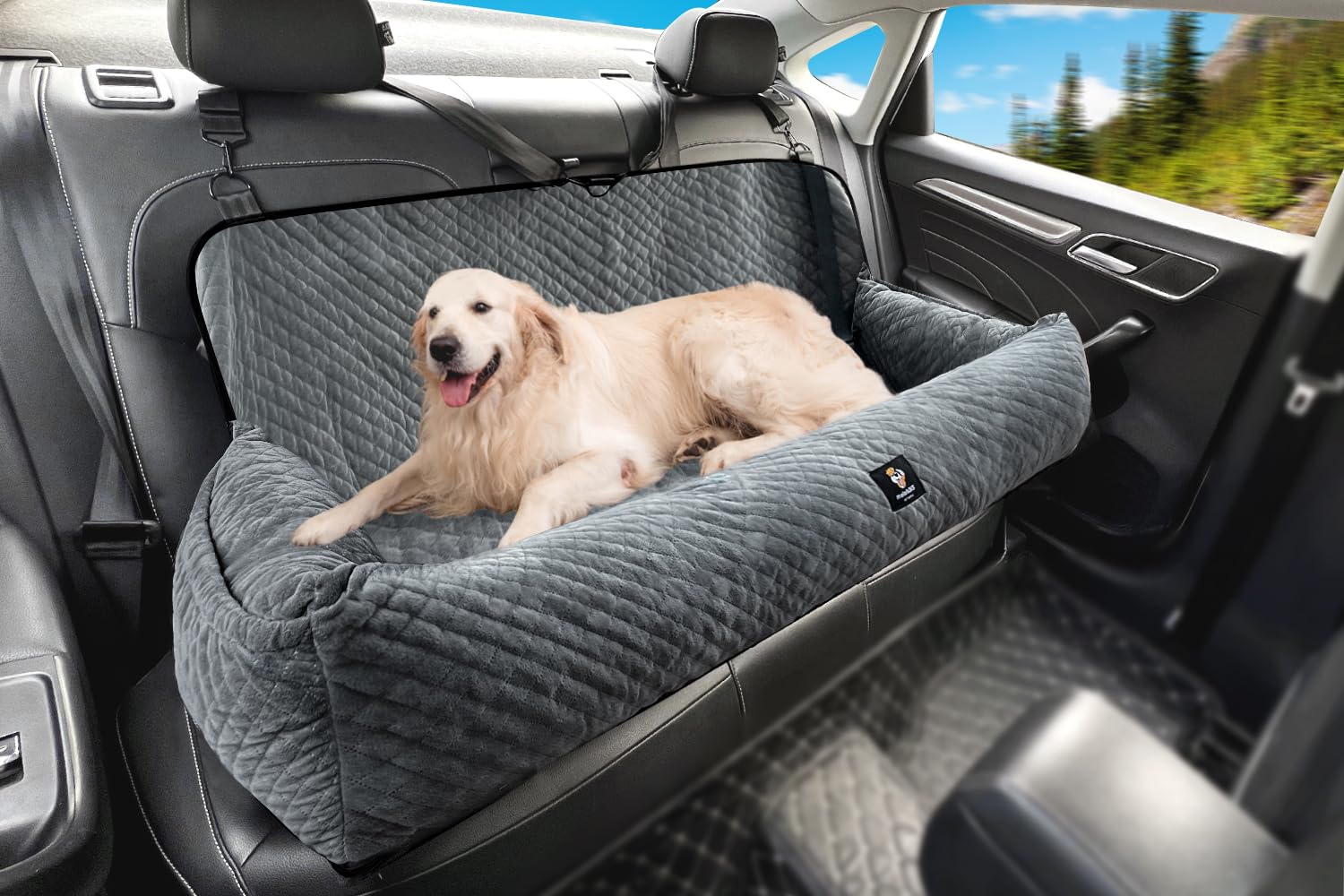 MagicFox siège-chien voiture confort idéal pour les trajets.