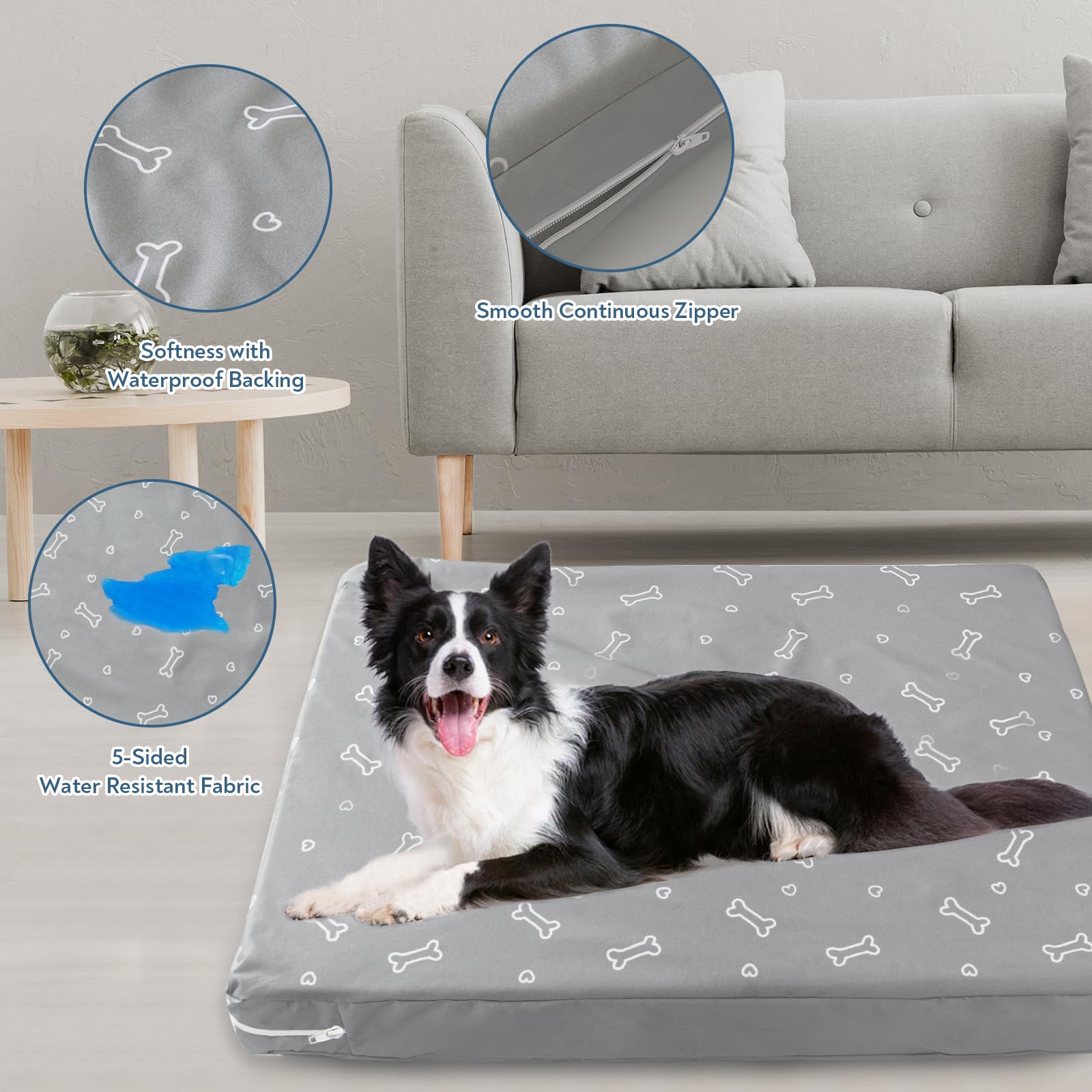 Housse taille 27x36x4 Magik & Kover adaptée grands chiens