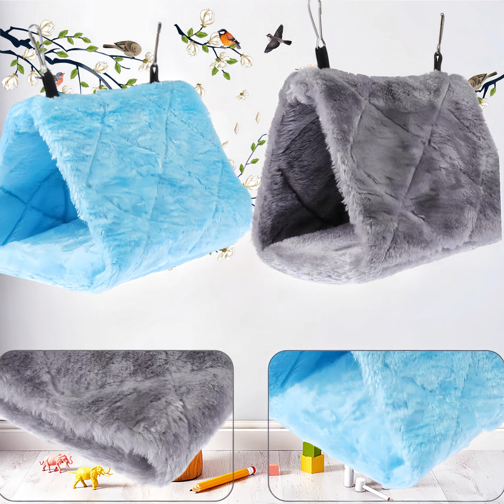 Magnoloran nid-douceur-peluche bleu-gris, parfait pour repos quotidien.