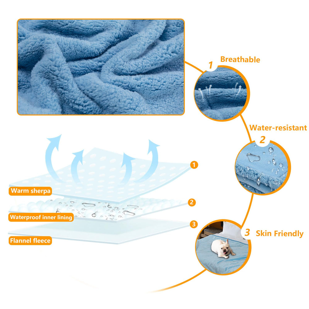 Maidewow protection meubles bleu protège le mobilier