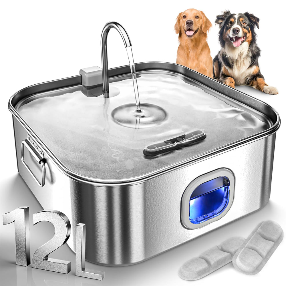 Fontaine MAILOFY avec eau-chien-capacite-12l, idéale pour plusieurs chiens.